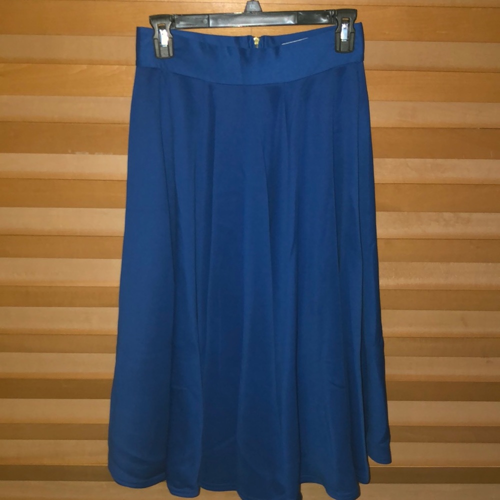 Closet Royal Blue Midi Skirt UK 8